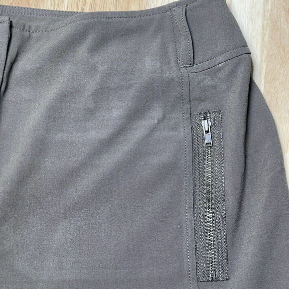 Chicos Cargo Convertible Pants Womens 1.5 Green Hiking Outdoor Roll Tab Capri - Picture 6 of 14